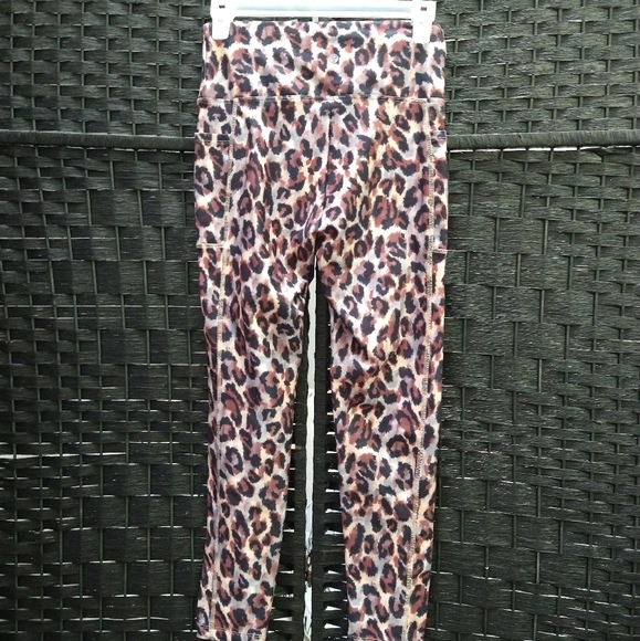 Bally High Waisted Leopard Print Sport Leggings - Picture 5 of 10